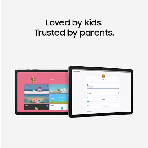 SAMSUNG Galaxy Tab A9+ Plus 11” 64GB Android Tablet, Big Screen, Quad Speakers, Upgraded Chipset, Multi Window Display, Slim, Light, Durable, Kids Friendly Design, US Version, 2024, Silver