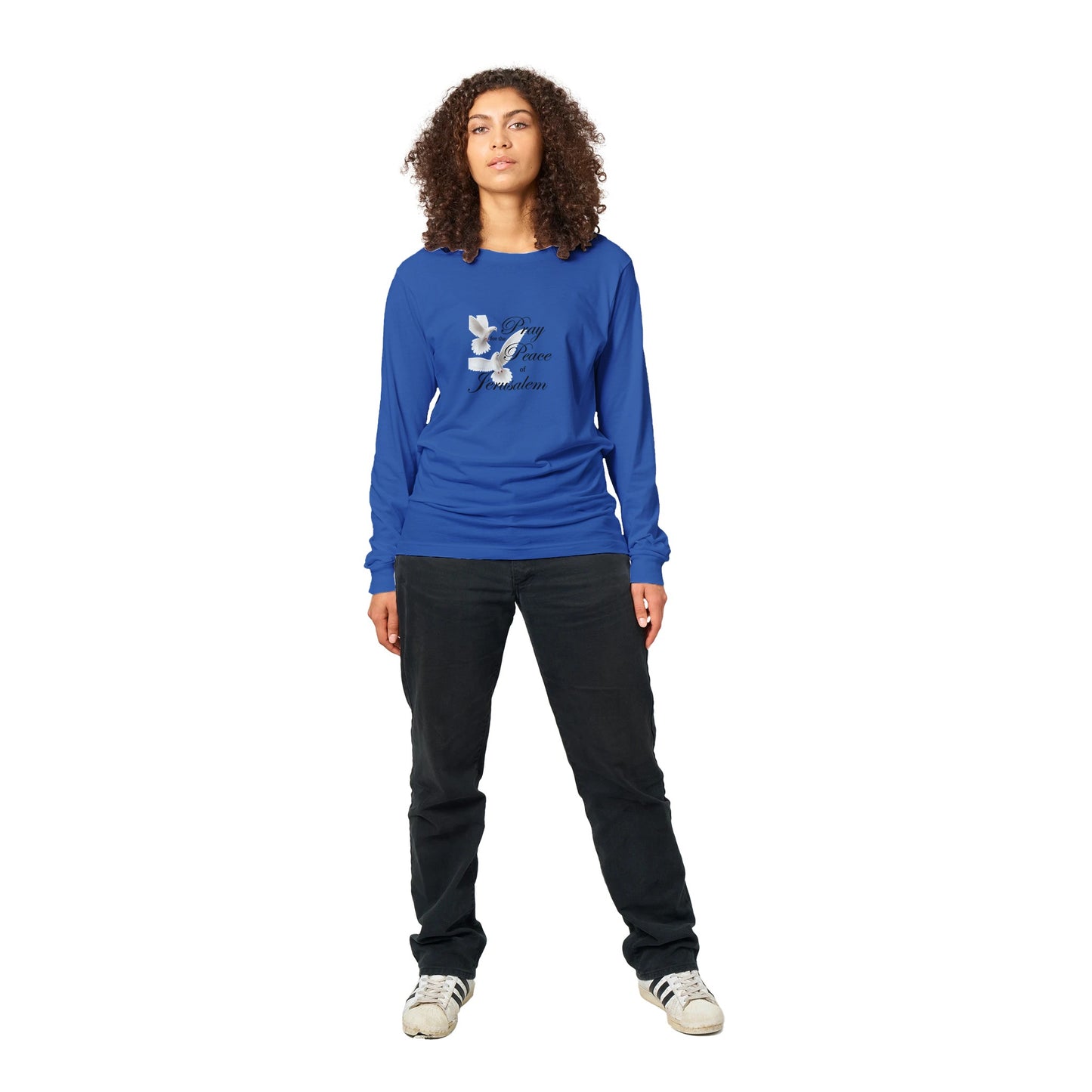 Pray for the Peace of Jerusalem - Unisex Long-sleeve T-shirt