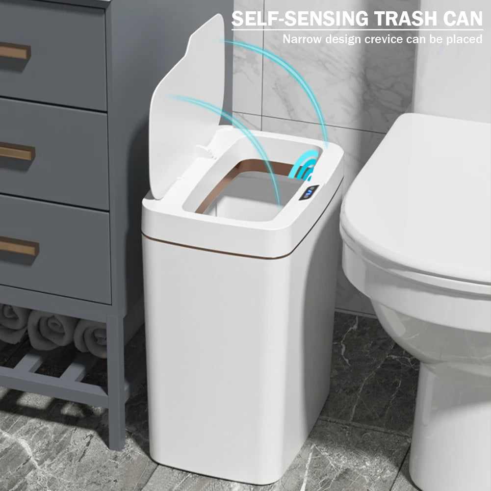 Touchless Trash Can with Motion Sensor - Hands-Free Waste Disposal