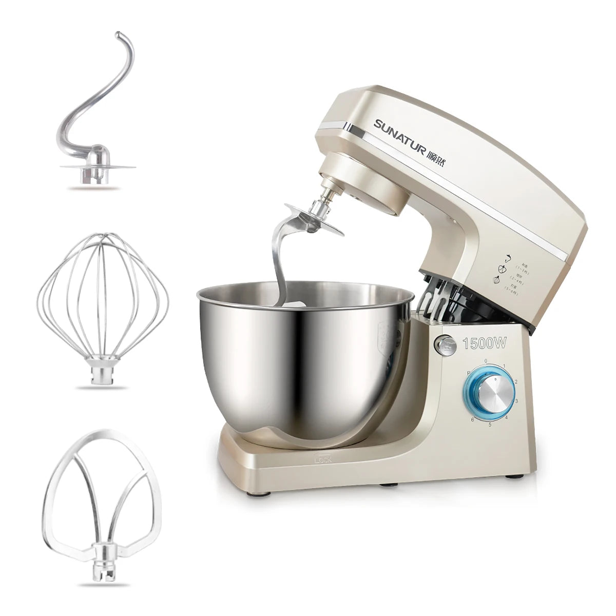 Powerful Electric Kitchen Mixer with Multiple Speed Settings