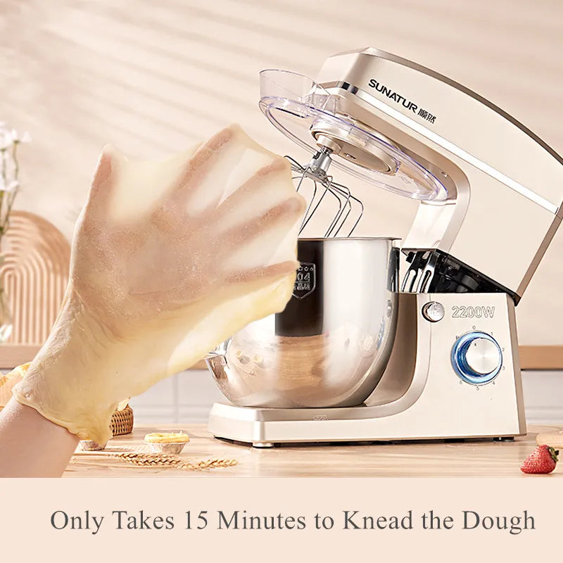 Powerful Electric Kitchen Mixer with Multiple Speed Settings