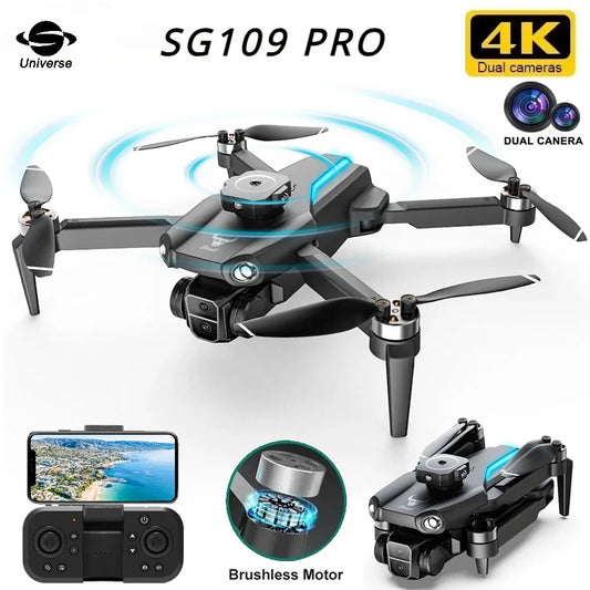 SG109 MAX Drone GPS with Obstacle Avoidance Professional 8K HD Camera 5G WIFI FPV Video Photography Brushless Motor Drone