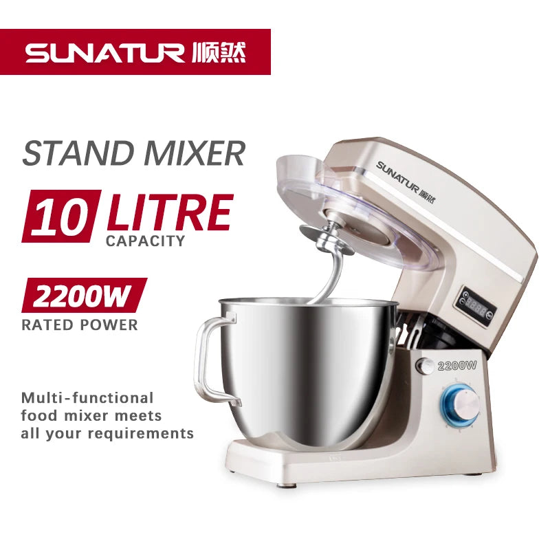 Powerful Electric Kitchen Mixer with Multiple Speed Settings