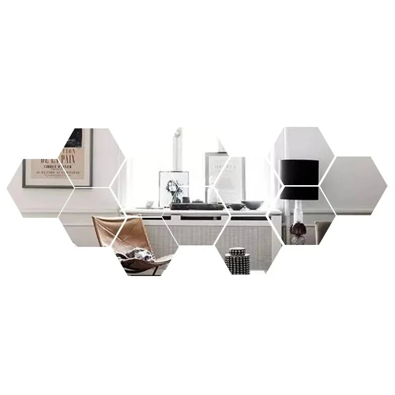 3D Mirror Wall Sticker - Stylish Home Decor by Top Brand Advertiser