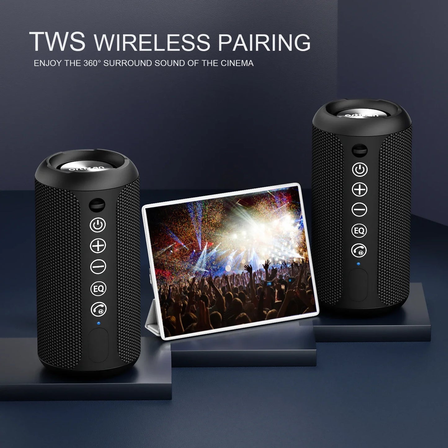 X10 Portable Bluetooth Speaker TWS Wireless Bass Subwoofer Waterproof Outdoor Speakers Boombox AUX TF Stereo Loudspeaker