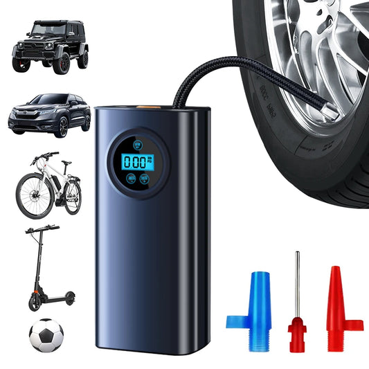 Auto Inflator Air Compressor Car Electrical Air Pump Wireless Tire Inflation Pump For Car Mounted Motorcycle Bicycle Ball