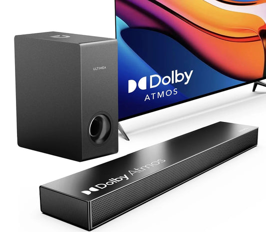 Experience cinema-quality sound at home with the Top Brand Advertiser LLC Soundbar featuring Dolby Atmos. Enjoy rich, immersive audio for movies and music!






