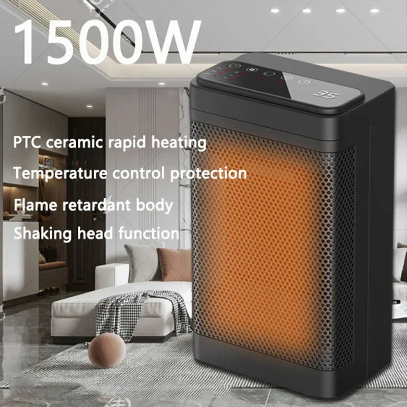 Compact Mini Remote Home Heater for Cozy Spaces