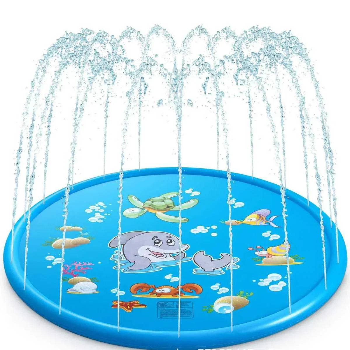 Sprinkler Play Mat Toddler Pets Splashes Pad Inflatable Water Sprinkler Pool Splashes Pad for Backyard Summer Outdoor Water Toys