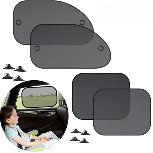 Car Sun Shade UV Protection Car Curtain Car Window Sunshade Rear Window Mesh Sun Visor Summer Protection Window Film