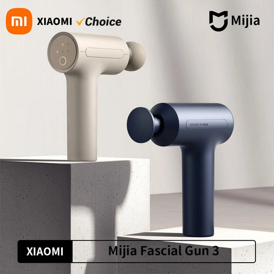 Xiaomi Mijia Fascia Gun 3 Muscle Massage Gun Dual Mode 2450mAh 3 Massage Heads 25KG Thrust Shoulder and Neck Relaxation Massage