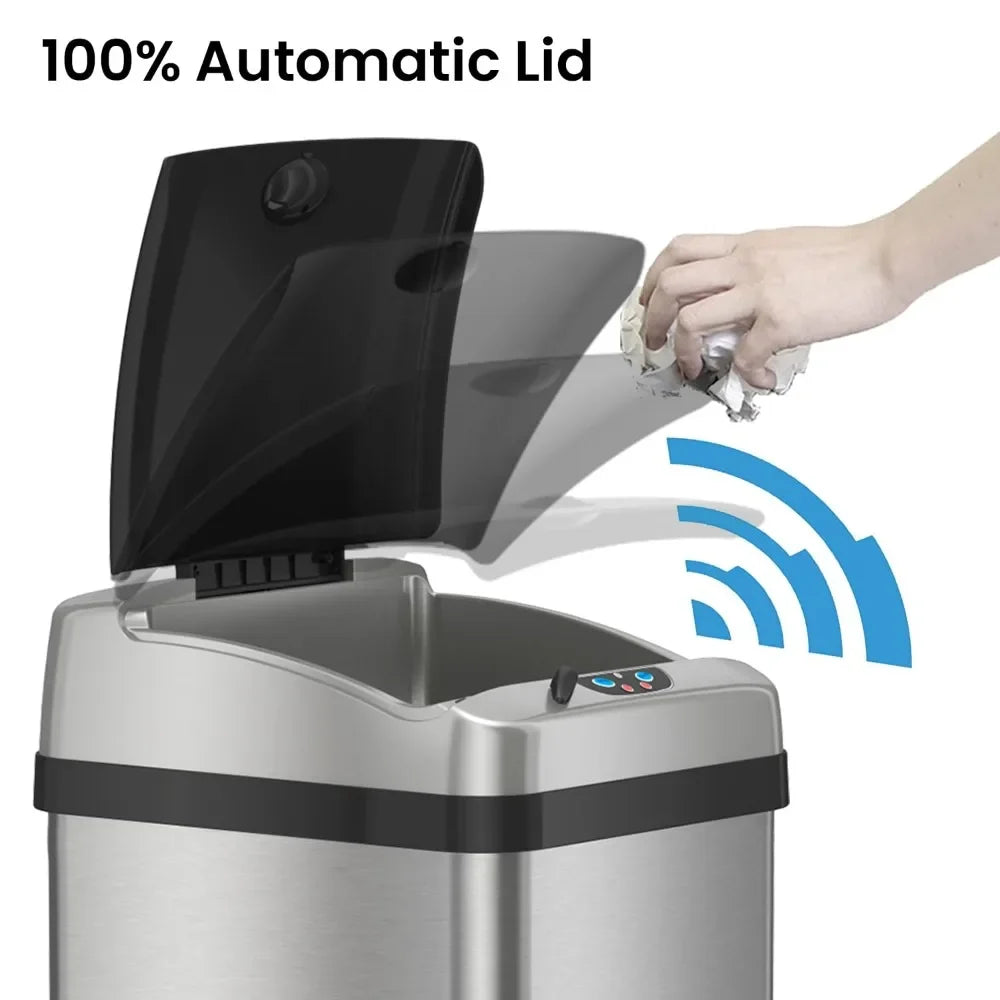 Touchless Trash Can with Motion Sensor | Top Brand Advertiser LLC