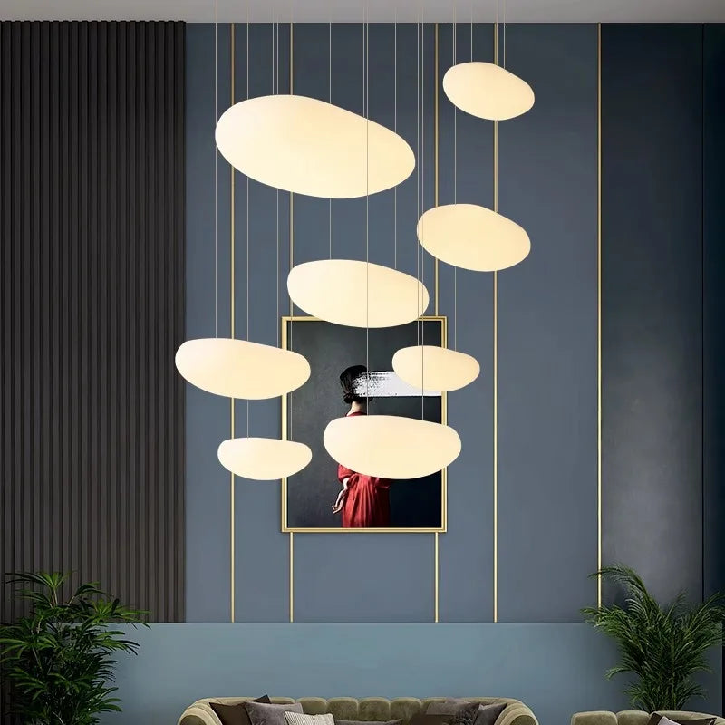 Nordic home decoration, stair chandelier, living room and dining room Pendant lights, ceiling light, indoor lighting