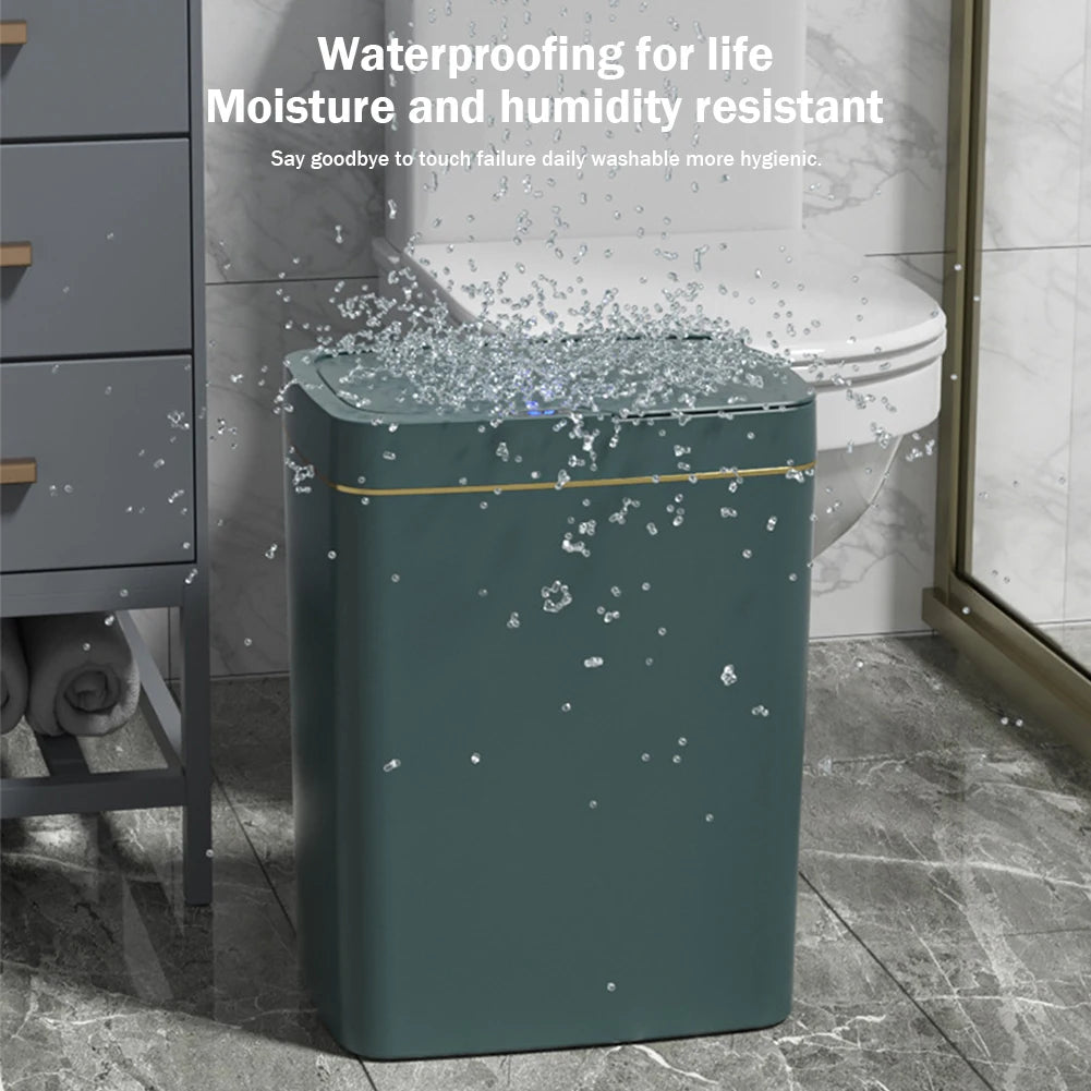 Automatic Sensor Trash Can for Easy Waste Disposal