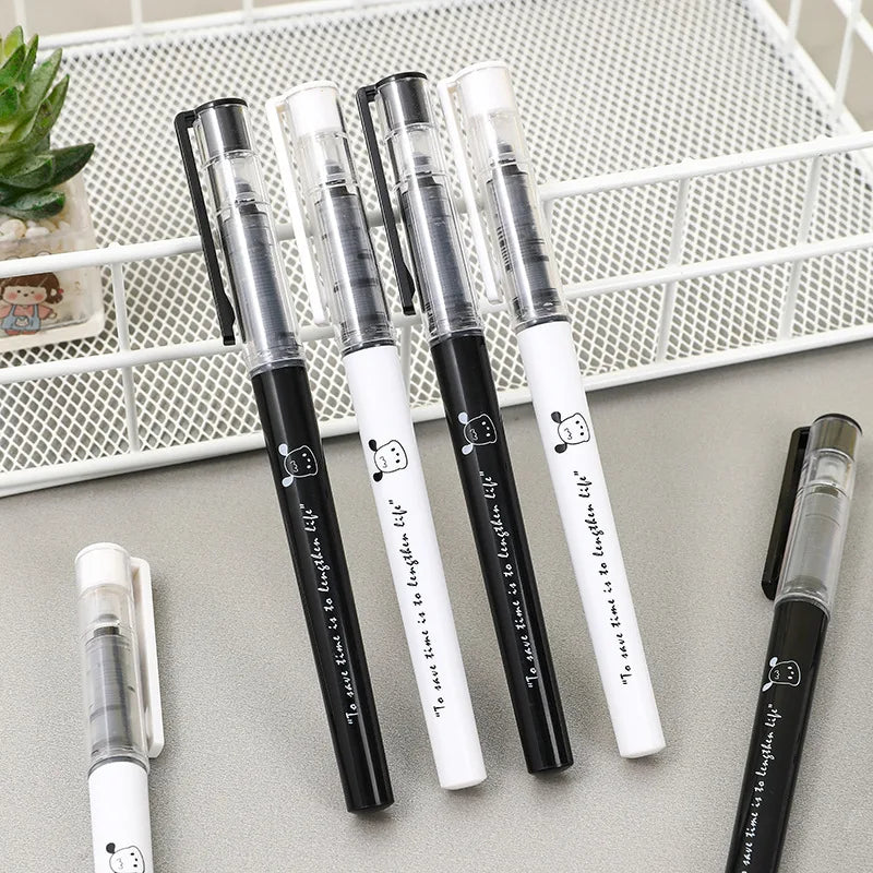 4pcs/set 0.5mm Cute Stationery Gel Pen Refills Children Gift School Office Writing Supplies Back To School Stationery