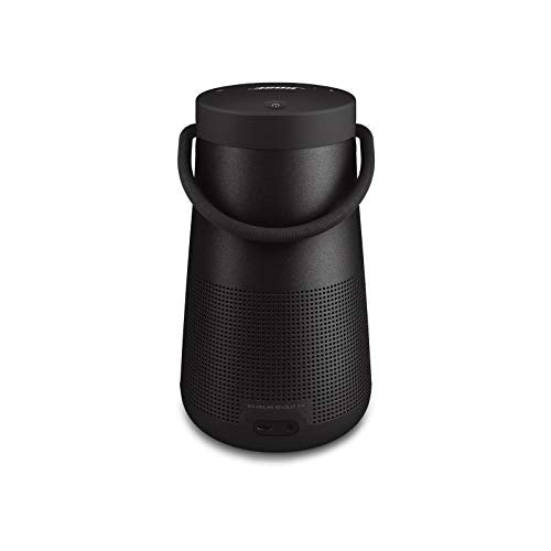 Bose SoundLink Revolve+ (Series II) Bluetooth Speaker, Portable Speaker with Microphone, Wireless Water Resistant Travel Speaker with 360 Degree Sound, Long Lasting Battery and Handle, Black