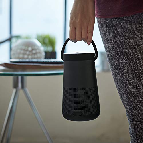 Bose SoundLink Revolve+ (Series II) Bluetooth Speaker, Portable Speaker with Microphone, Wireless Water Resistant Travel Speaker with 360 Degree Sound, Long Lasting Battery and Handle, Black